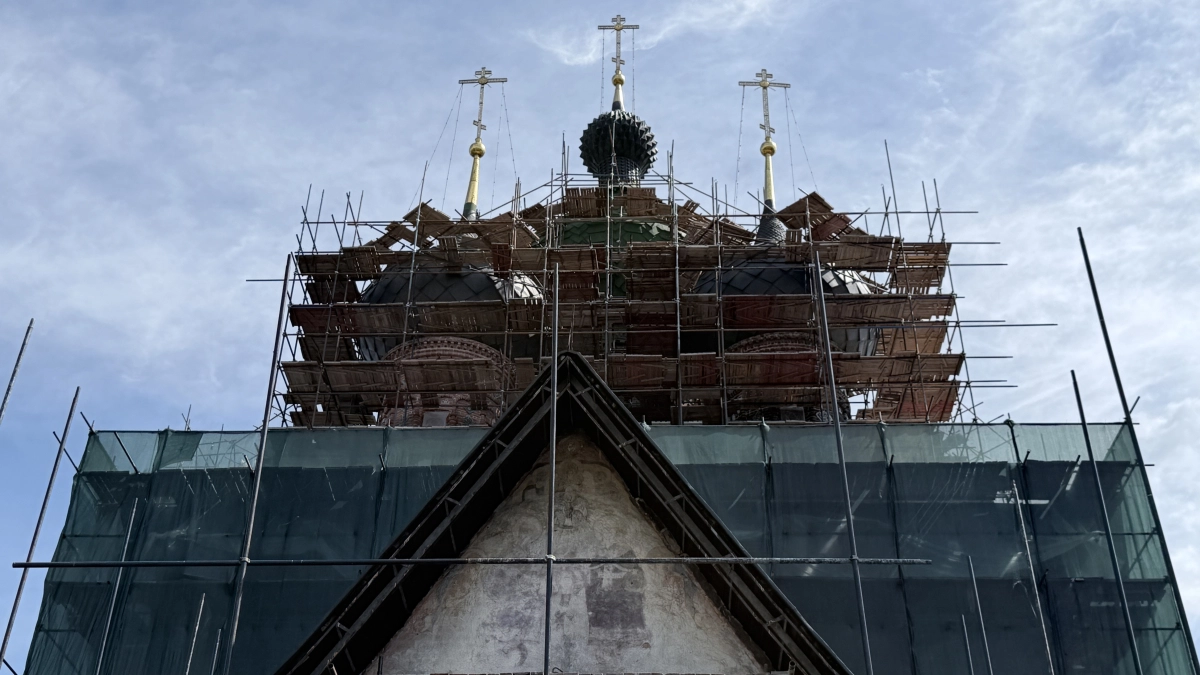 В Ярославле продолжается реставрация ансамбля церкви Иоанна Предтечи в Толчкове