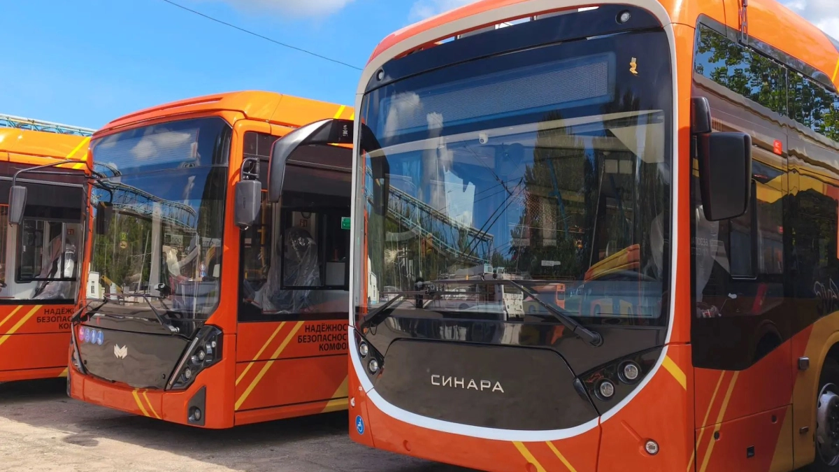В Ярославль поступили 36 новых троллейбусов с автономным ходом