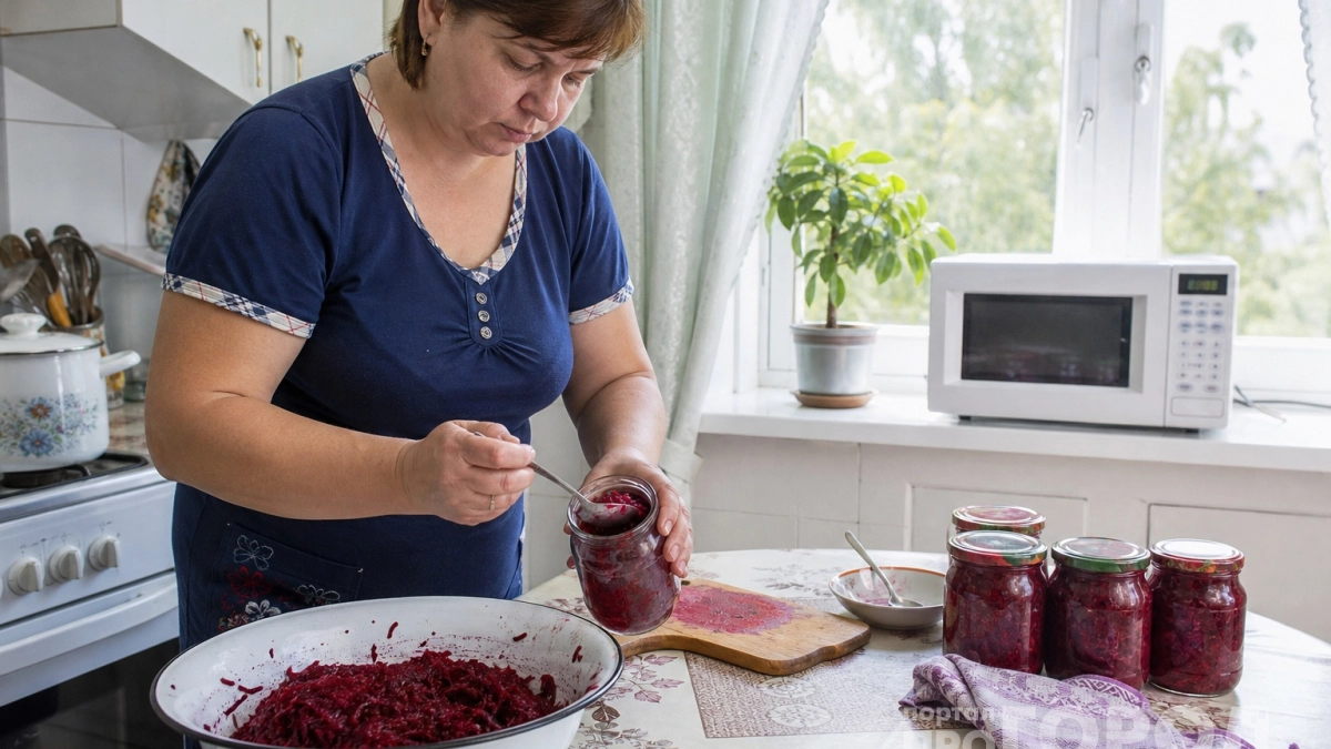 Свёклу «Бордовый бархат» заготавливаю тазами: зимой одна баночка превращает ужин в застолье