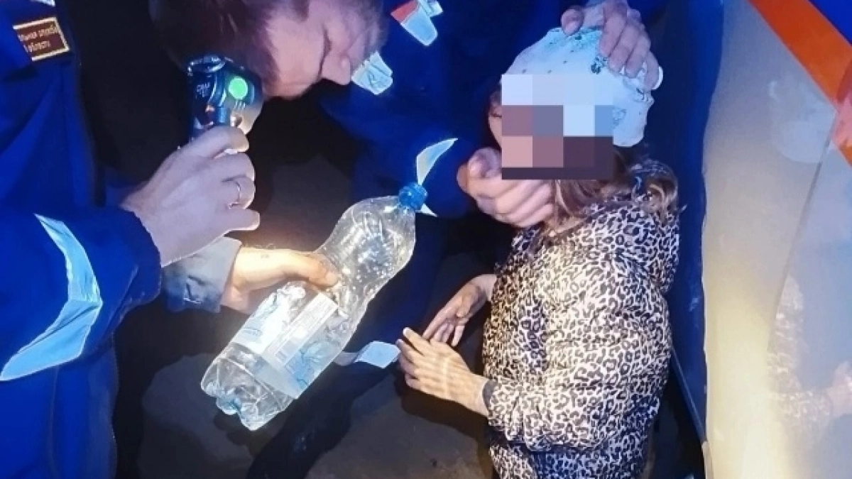 В Ростовском районе спасли семью с ребенком, застрявшую в болоте после аварии