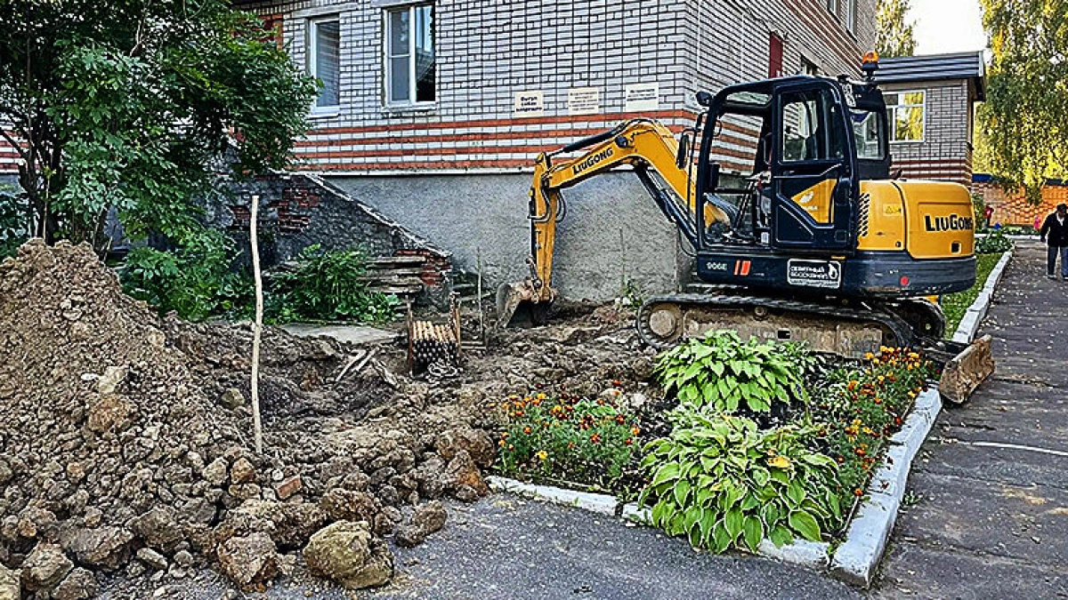 У детсада 113 в Рыбинске заменили водопровод без раскопок методом прокола
