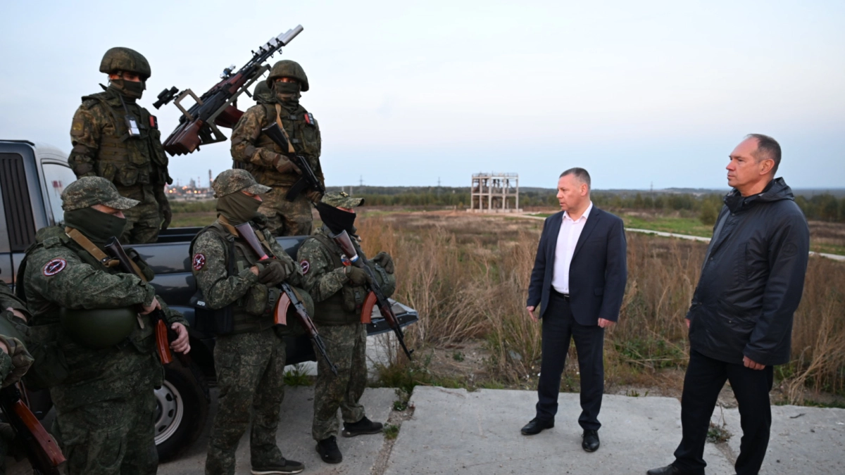 Михаил Евраев поблагодарил бойцов отряда БАРС за защиту объектов региона