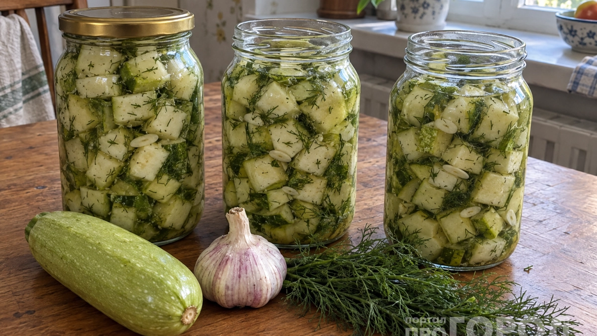 Кабачки хрустят словно «грузди» — по вкусу не отличишь: кручу на зиму по 20 банок — до Рождества не хватает 
