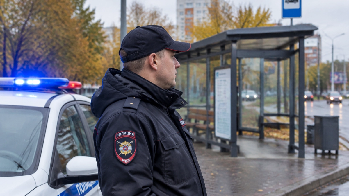 В Ярославле ищут вандала, разбившего два стекла остановки на камеру