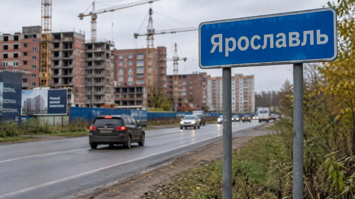 Знак «Ярославль» в Брагино перенесли из-за застройки и новых домов