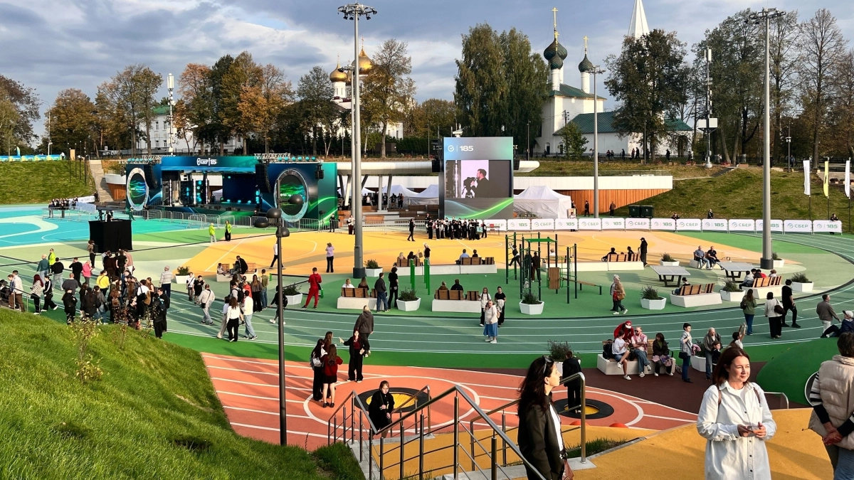 В Ярославле закрыли детский городок на новом стадионе "Спартаковец"