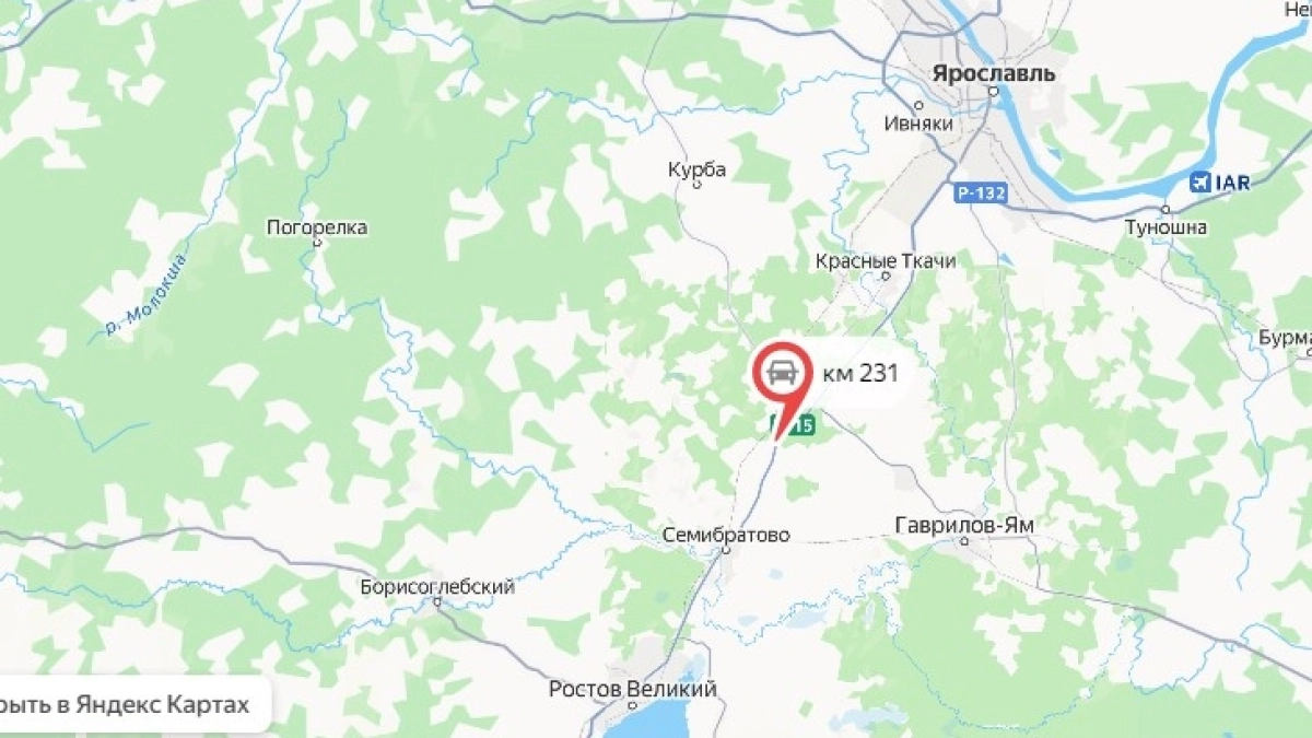 На трассе М-8 под Ярославлем с 1 по 7 октября ограничат движение до 40 км/ч