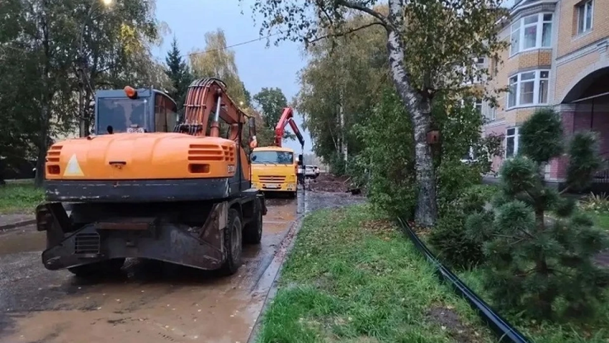 В селе под Ярославлем после разрыва трубопровода тепло сохранили школе и части домов