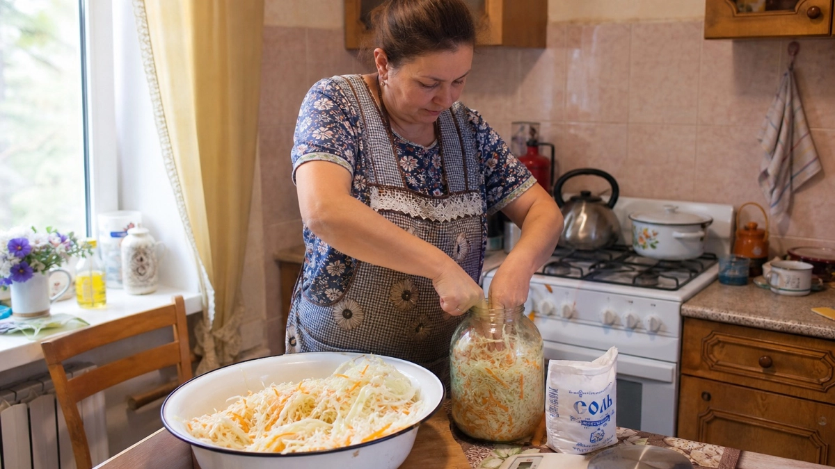 Перестала допускать эти 6 ошибок при квашении капусты: теперь она остается твердой и хрустящей до самой весны