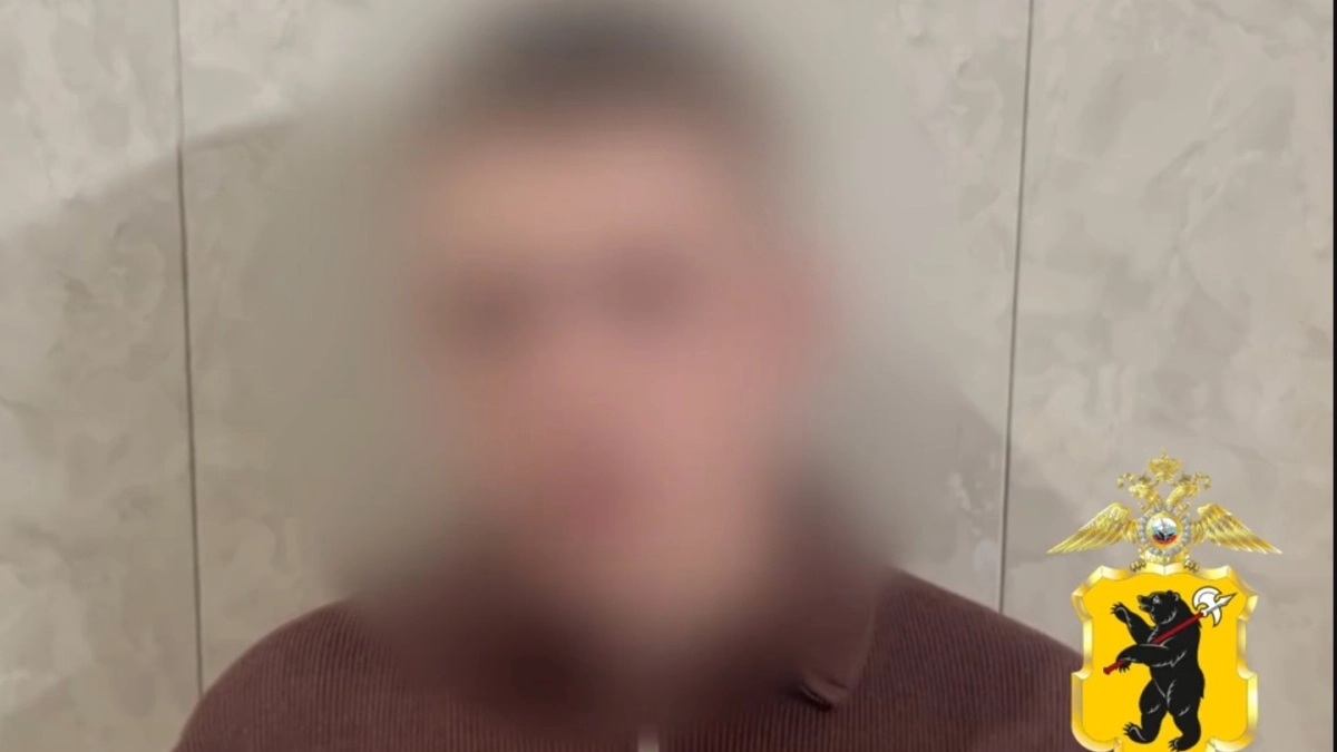 В Ярославле поймали 21-летнего парня за порчу исторической арки на Комсомольской