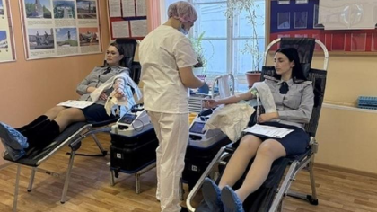 30 сотрудников УФСИН Ярославля сдали кровь для областного банка