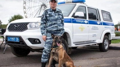 Кинолог из Ярославля с Форсажем взяла бронзу на всероссийских соревнованиях МВД