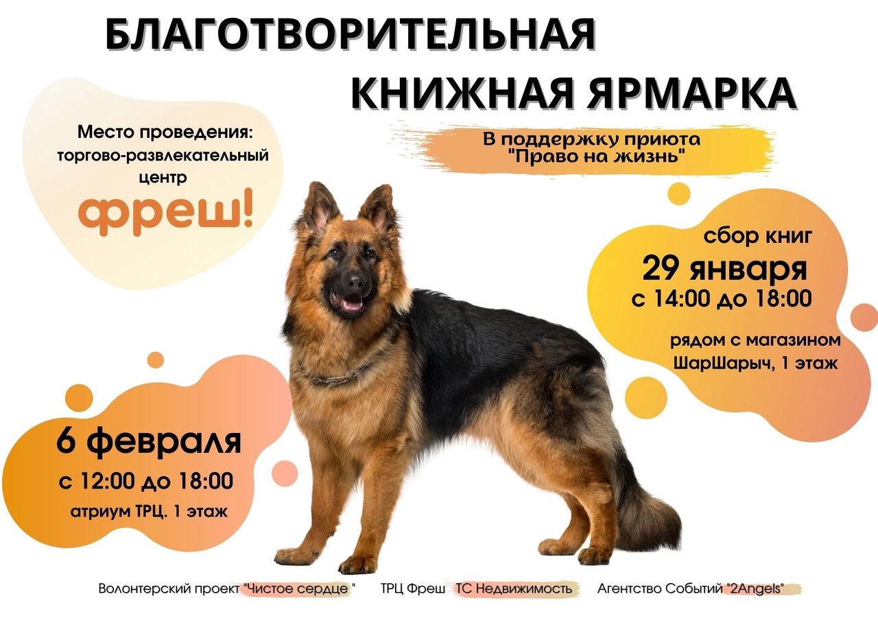 В Ярославле пройдет книжная ярмарка для спасения собак