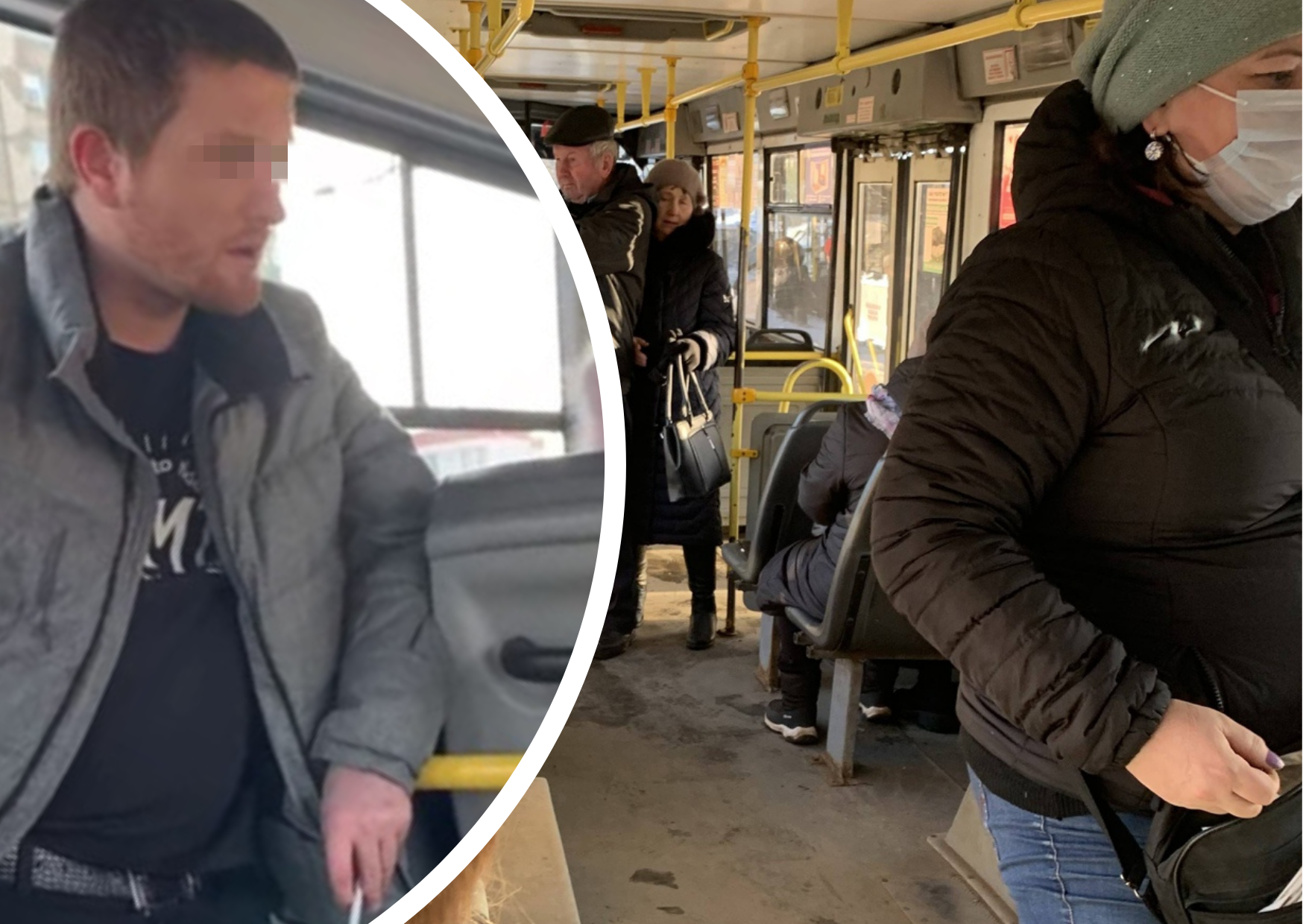 Неадекватный пассажир автобуса перепугал жителей Рыбинска 