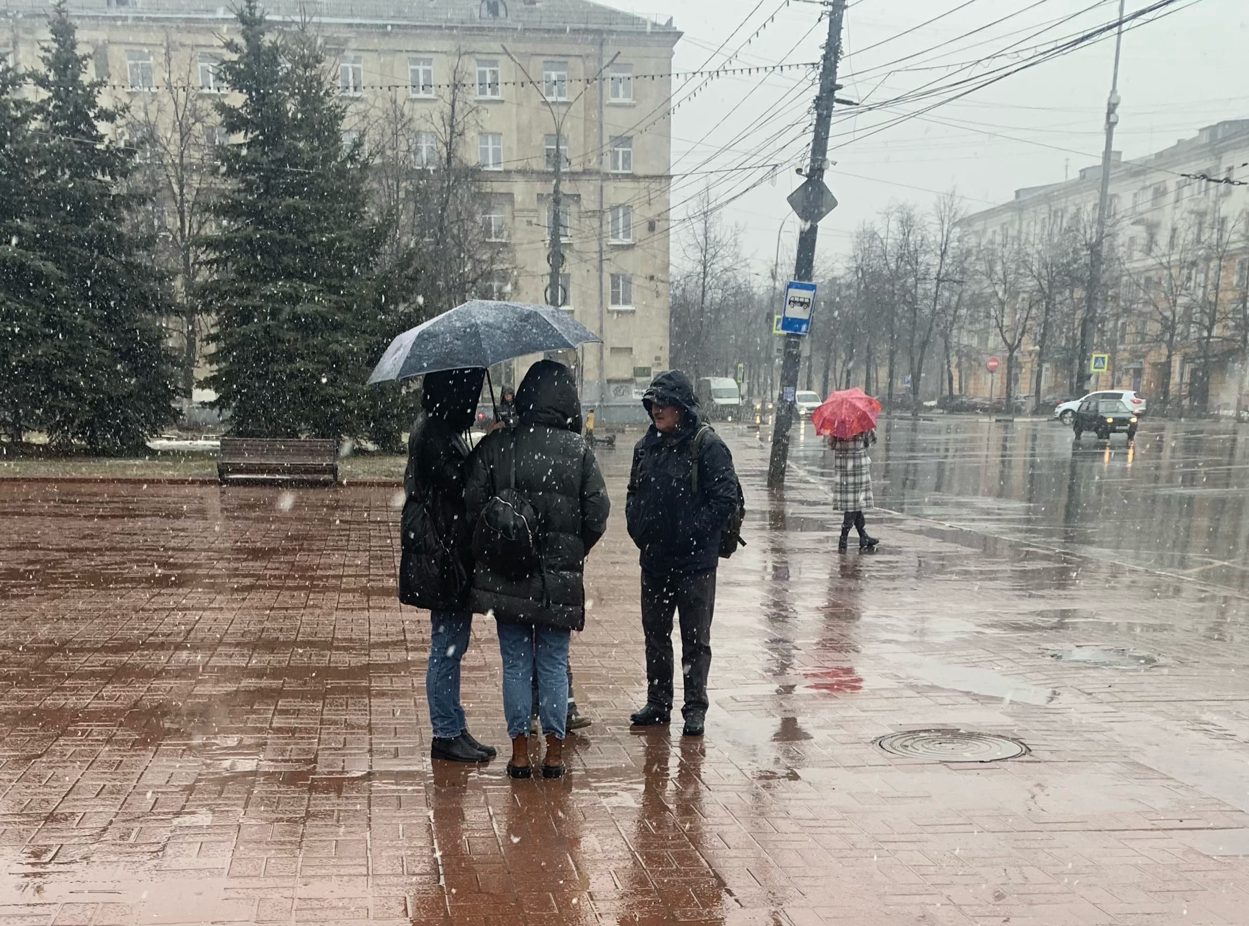 Почему начинается дождь. Ливень. Сильный дождь. Ливень в Ярославле. Мокрый снег.