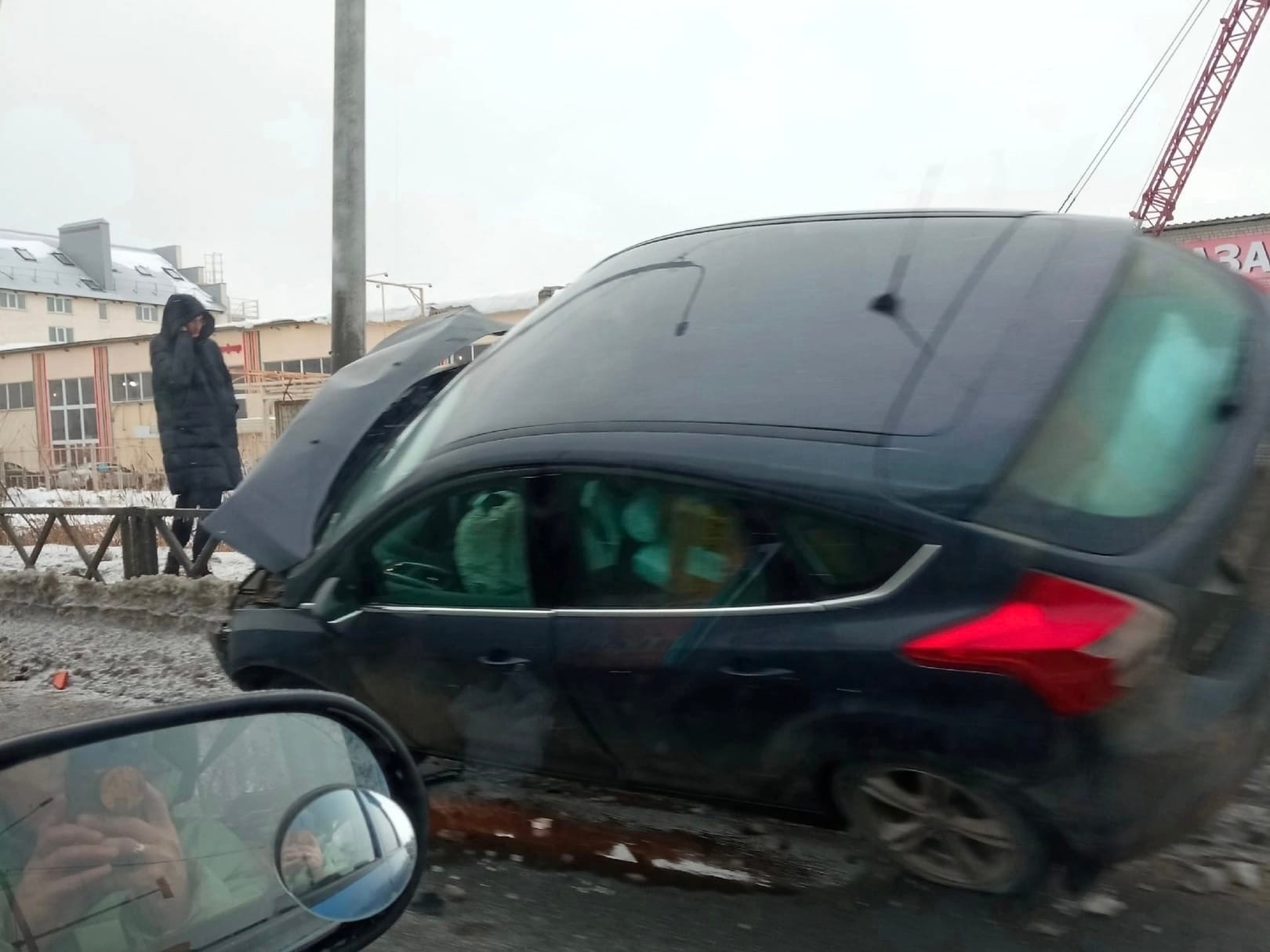В Ярославле автобус с пассажирами попал в жесткое ДТП