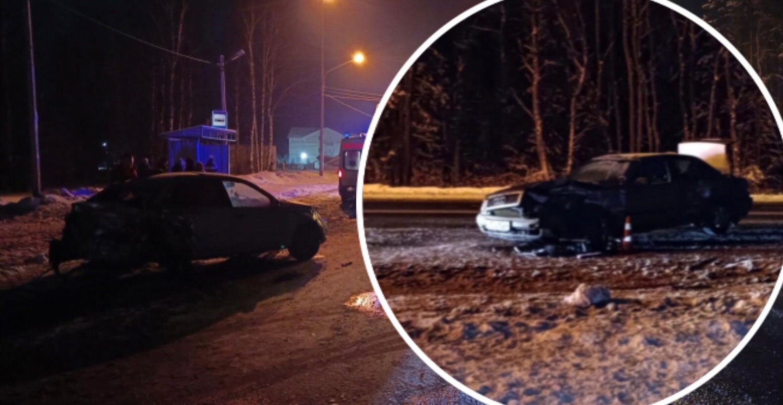 Под Ярославлем произошло крупное ДТП, в котором пострадали 4 человека