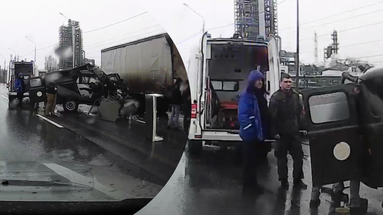 "В буханке труп": в Ярославле смертельное ДТП с военным авто попало на видео