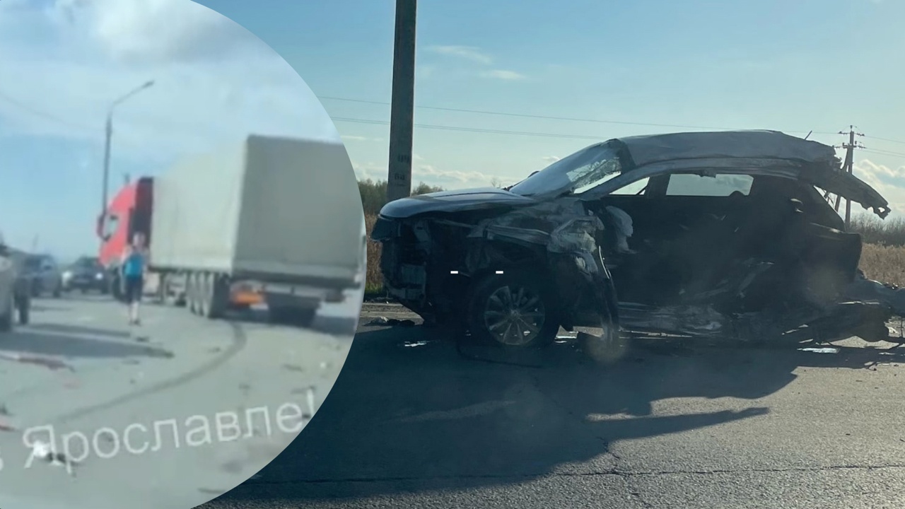 "Лежал обездвиженный в машине": страшное ДТП произошло на окружной дороге в Ярославле