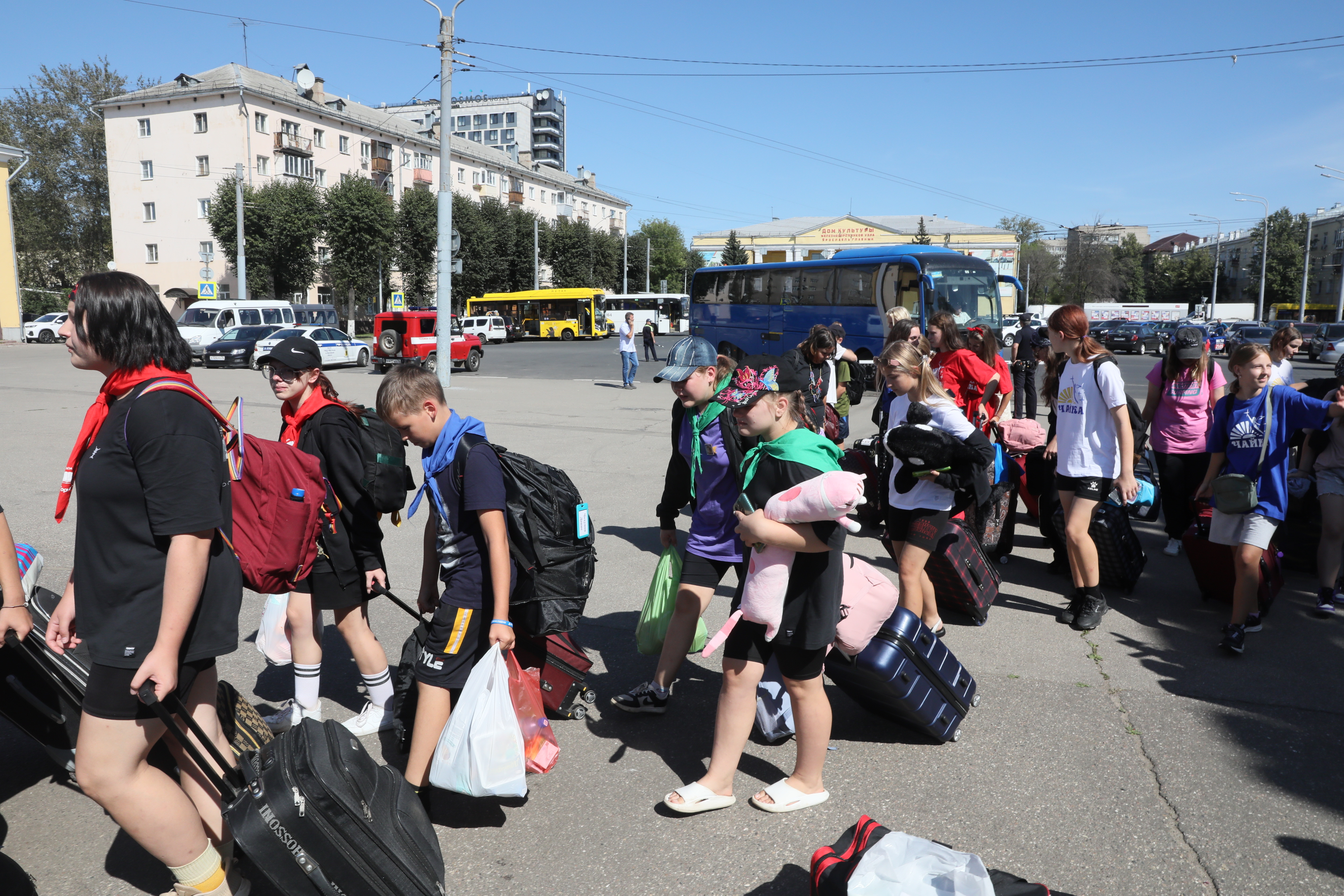 Дети, отдыхавшие летом в Ярославской области, отправились домой в Белгород