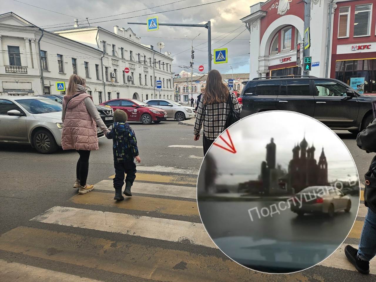"Колеса даром летают": ярославцев напугало отскочившее колесо на Богоявленской площади