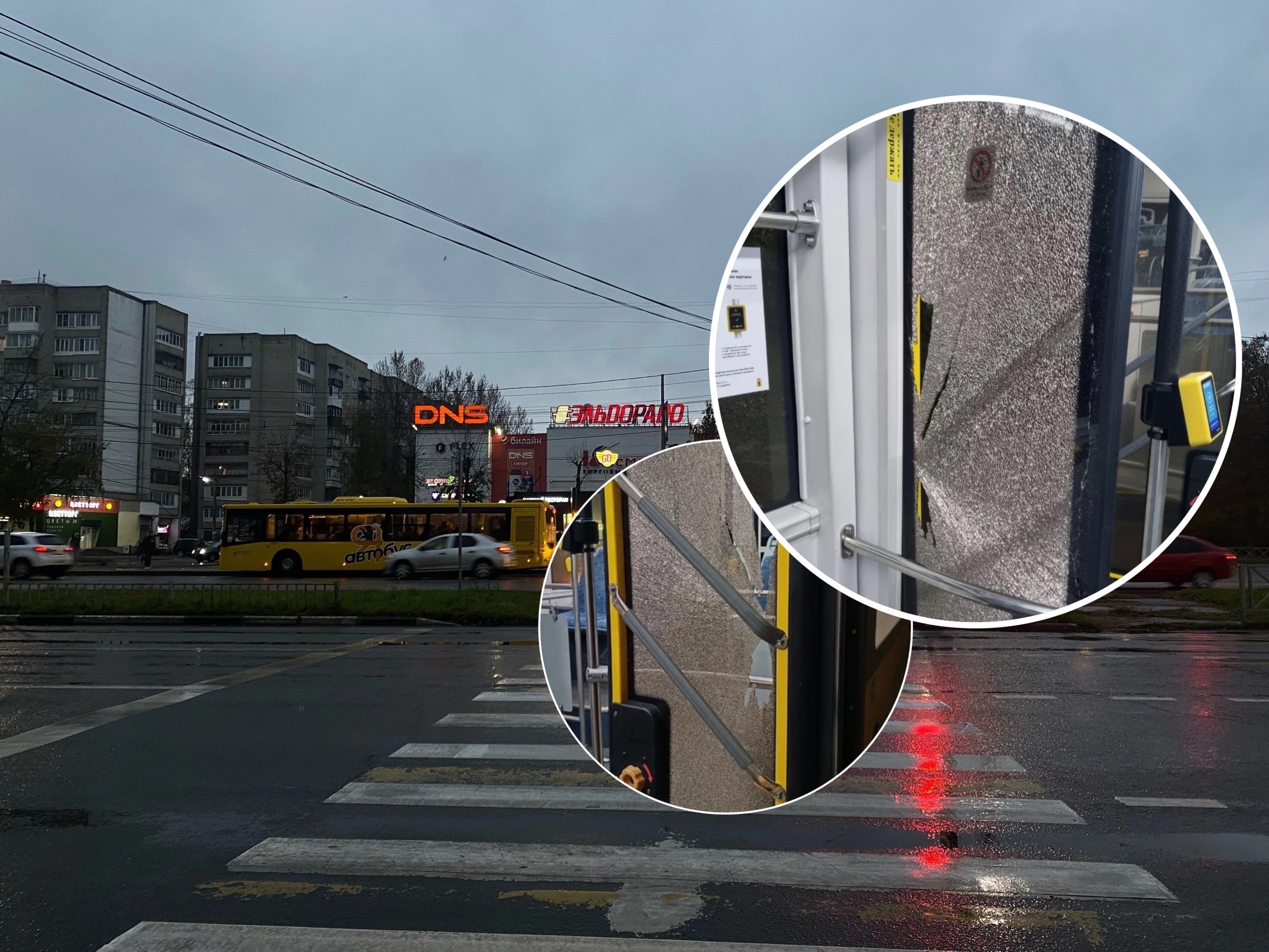В Брагино систематически расстреливают трамваи