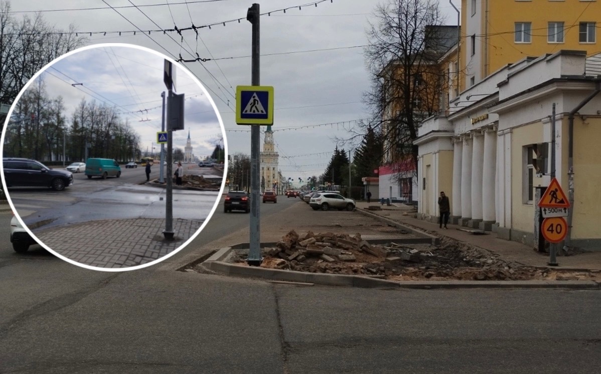 В Ярославле ремонт Свободы заставит водителей нарушать