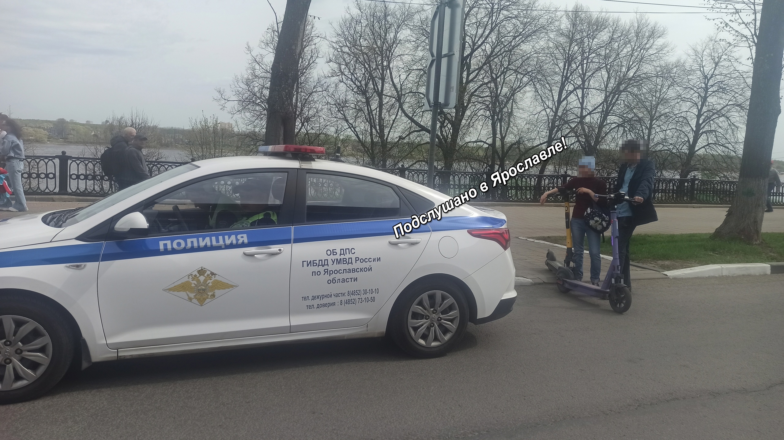 В Ярославле начали штрафовать электросамокатчиков на волжской набережной