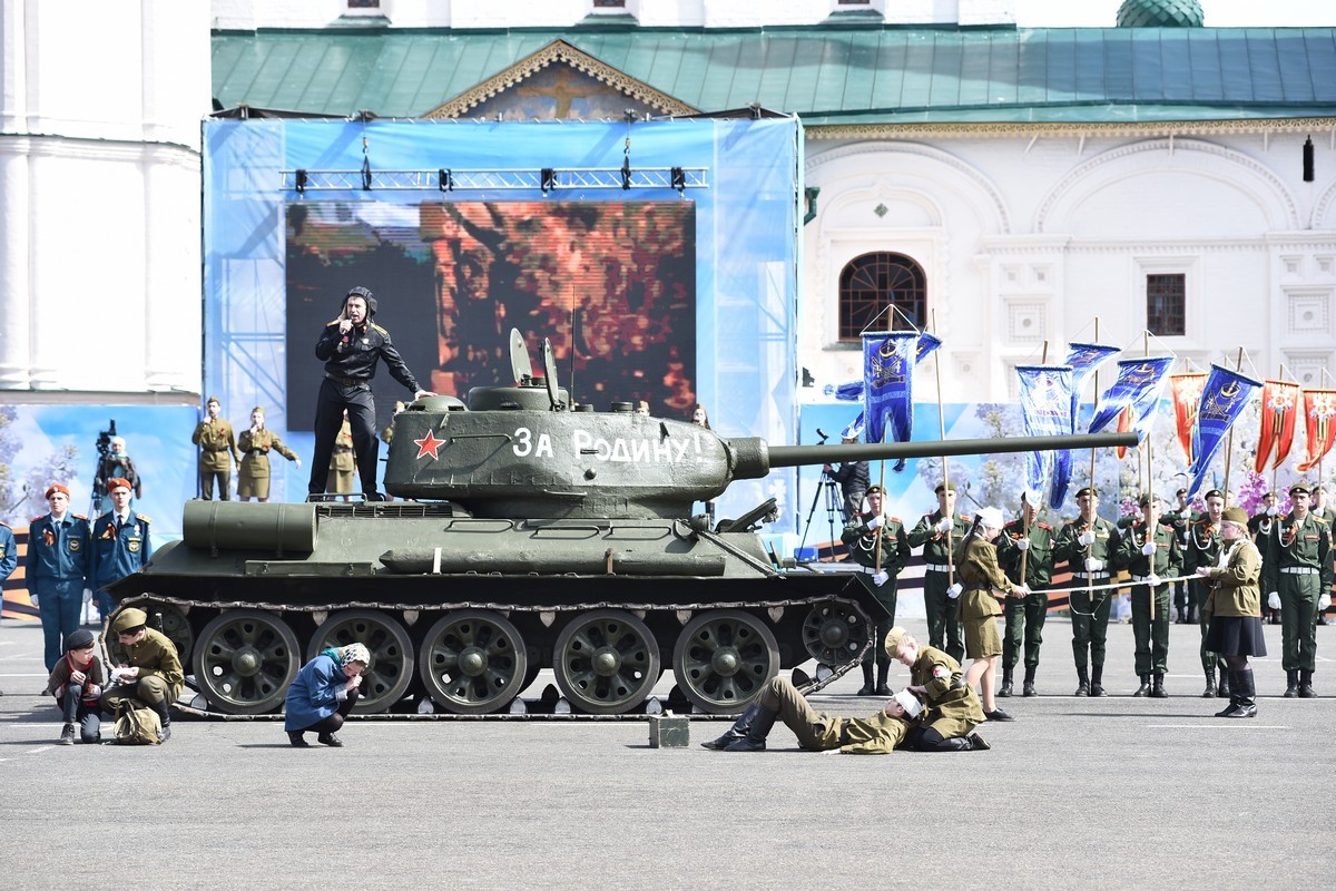 Опубликовали приблизительную схему движения колонны военной техники в Ярославле в День Победы