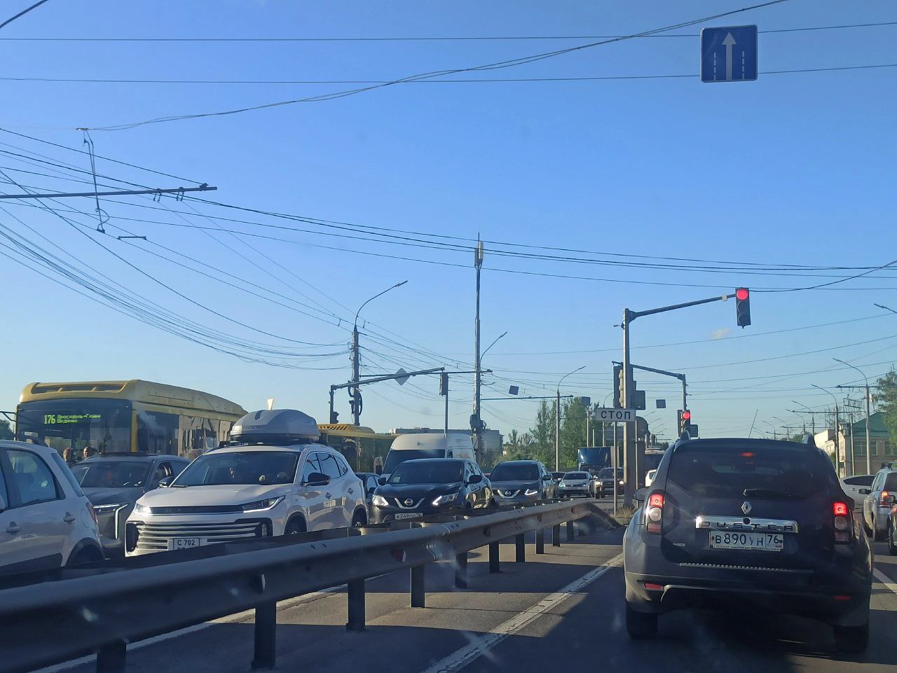 В Ярославле нашли причину  пробки на Московском  проспекте