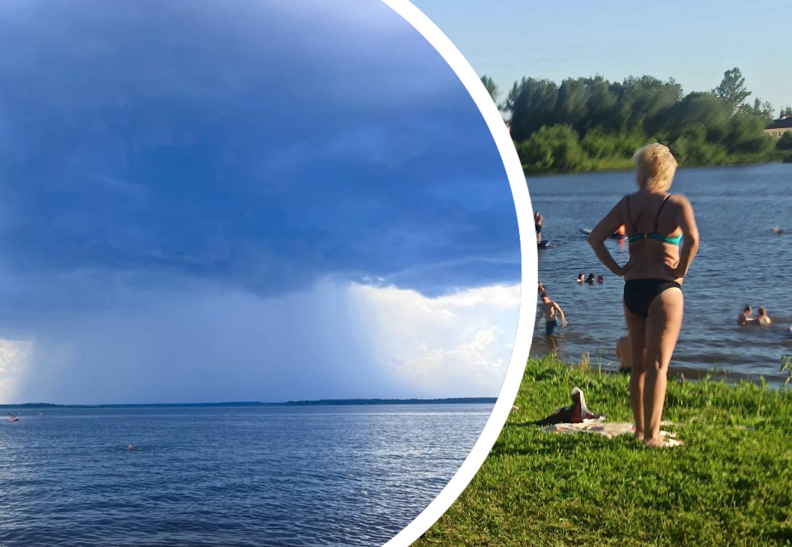В Ярославской области небо украсило странное облако-гриб