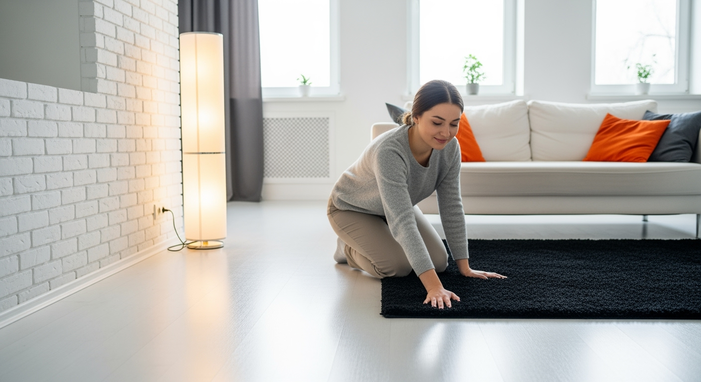 Ковер становится настолько чистым, что жалко наступать: убираю всю грязь за несколько минут — поможет всего одна деталь