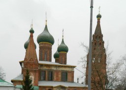 Церковь Николы мокрого с колокольней Ярославль